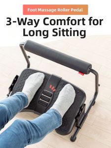Sanwa Supply | Anti Cross Leg 3 WAY Adjustable Foot Rest