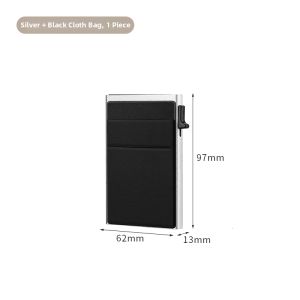 HALEXIONG | Minimalist Lightweight Auto Pop-up Anti-Demagnetization Card Holder