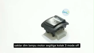 Saklar Dim Motor 3 Titik Mode Jauh Dekat Off 3 Fungsi Tombol Switch Dimmer Kotak Honda Yamaha