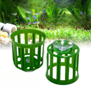 10PCS Anti Floating Aquatic Plant Rings Durable Fixed Holder with Suction Cup Easy Install Fish Tank Landscape