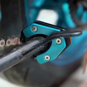 For CFMOTO 675SR 675SR-R 675 SR SR-R 2024 2025 Motorcycle Foot Side Stand Extension Kickstand Enlarger Support Plate Pad