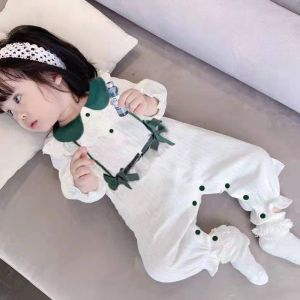 ชุดคลุมศีรษะเด็กผ้าฝ้ายแท้สไตล์เกาหลีสำหรับเด็กวันเกิด เสื้อคลุมเด็กผู้หญิงแบบกันหนาว ชุดคลุมศีรษะเด็ก ชุดเด็ก ชุดฤดูใบไม้ผลิ