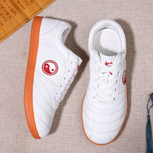 Tai Chi Performance Shoes Mens Genuine Leather Breathable Cow Tendon Sole Martial Arts Practice Shoes Spring Autumn