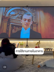 Projector Screen จอโปรเจคเตอร์ จอรับภาพ 4K แบบตั้งพื้น แขวนผนัง 60/84/100นิ้ว พับได้ เคลื่อนย้ายง่าย