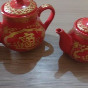 MJ Teko Seduh The Sembahyang Keramik / Teapot Puja Tinggi / Kettle Seduh Sembahyang