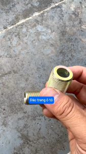 Cút L ren hơi 16 21 dùng cho xe ô tô máy móc công trình cút ren hơi thuỷ lực cút nước