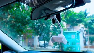 📱ที่ยึดรถ ที่วางโทรศัพท์ หมุนได้ 360° ยืดได้ ไม่ใช้พื้นที่ รุ่นติดกระจกมองหลัง ที่จับมือถือ Phone Holder ที่วางมือถือ