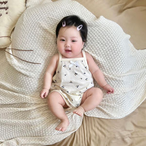 Cotton Sleeveless Summer Bodysuit for Newborns 0-2 Years