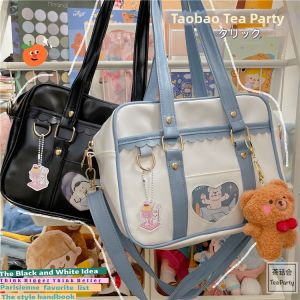 KDMILD | Cute Student Friendly Handbag PU Leather Crossbody Bag