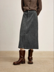 SEIFINI | High Waist Straight Slit Skirt
