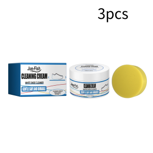 100/200g White Shoe Cleaning Cream Multi-functional Cleaning Brightening Whitening And Yellowing Maintenance Of sports Shoes