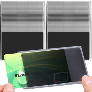 Anti-Peeping Id Photo Protection Card Sleeve PVC Waterproof Plastic Card Holder ID Privacy Anti-Leakage Credit Card ID Card Protective Sleeve