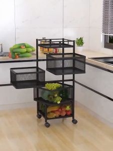 Home Installation Storage Rack: A Multi-Function Rotatable Floor Solution