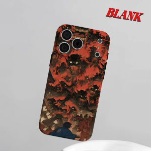 Japanese Oni Demon Scroll Phone Case for iPhone 18 17 16 15 14 13 12 11 Air Pro Max Plus Double-layer Cover