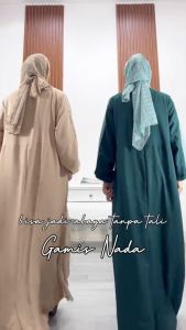 Nada Set Couple Gamis Koko Sarimbin Kekinian & Desain Muslim Modern