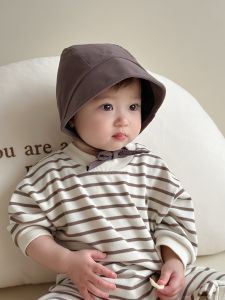 Baby Sun Hat Pure Cotton Spring Summer Infant Sunshade Cap Thin Large Brim Hat Child Outdoor Protection Headwear