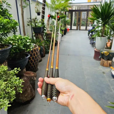 Cần mini Tiểu Mộc thu gọn 53cm size 1m8 2m2 2m6 nhẹ cứng câu cá gần bờ cảm giác