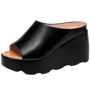 AOMANLIN | Wedge Platform Waterproof Sandals Thick Sole