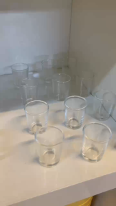 Small Shot glass 12pcs set Giveaways and Souvenir glass small glass vodka and white wine drinking glass