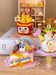 Mainan Brick Balok Susun Anak DIY Hadiah Block Mini Lucu Building Block