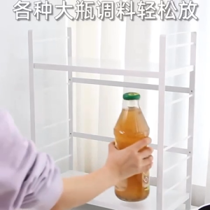 ●SG Stock● Height Adjustable Organizer Rack Kitchen Organizer Rack Desktop Shelf Desktop Rack Kitchen Rack Kitchen Shelf Seasoning Rack Spices Rack Perfume Shelf Perfume Rack Bookshelf Book Rack Makeup rack Cosmetic Organizer Rack