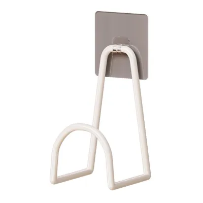 Wall-Mounted Badminton Racket Rack Punch Free Adhesive Tennis Racket Shelf Metal Pickleball Rackets Wall Holder