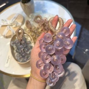Handmade Perfume Soap Crystal Bathroom Simulation Fruit Hand Washing Grape Cluster External Appearance Aromatherapy Cleaning Fragrance