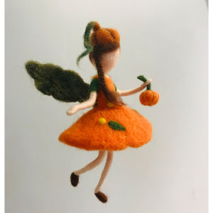 No One DIY Handmade Wedding Pumpkin Sprite Doll Felt Sweet Kind Model Stuffed Toy Sewing Material Kit from Sichuan China