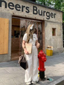 Herwear Breathable Wide Leg Pants Elastic Waist Womens plus Size Comfortable Long Trousers Casual Commute Style Workwear