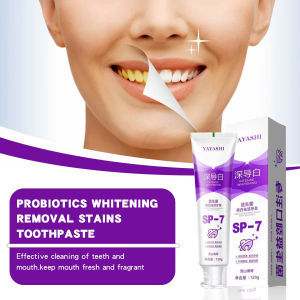 Probiotic Toothpaste Sp-7 Plaque Stain Remove Yellow Melanin Fresh Breath Mouth Teeth Cleaning Brightening Whitening Tooth 120ml