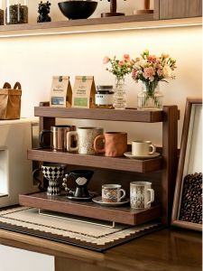 ZHUSHANXIA | Multi-layer Cup Storage Rack Wooden