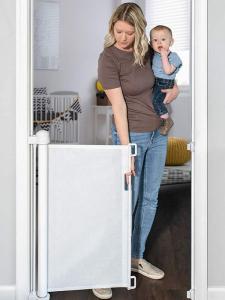 Indoor Staircase Pet Dog Barrier Adjustable Isolation Door Fence Child Protection Fence Retractable Blocking Net Door