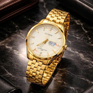 Đồng hồ nam Citizen sapphire dây thép cáo cấp chống nước sang trọng