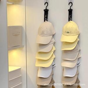 Modern Minimalist Multi-Functional Hat Rack Home Use Hat Storage Organizer Baseball Cap Duckbill Clip Hook Closet Organizer