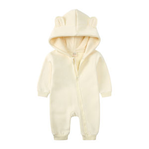 Autumn Winter Hooded Thin Fleece Onesie