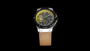 Jam Tangan Original Pria Naviforce 8027 Analog Chrono Kulit Leather