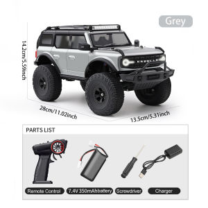 WLtoys | WLtoys 184023 1:18 RC 4WD Off Road Climbing Truck RTR 2.4G Full Proportional RC Car Dual Speed LED Light Remote Control Vehicle