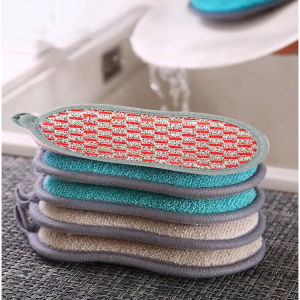 Miếng Bọt Biển Rửa Chén Bát 2 Mặt Nhám Và Xốp Chà Xoong Nồi Đa Năng Tiện Dụng - Miếng Rửa Chén Tạo Bọt Tiện Dụng - Mút Rửa Làm Sạch Nhà Bếp Phòng Tắm Vệ Sinh Nhà Cửa