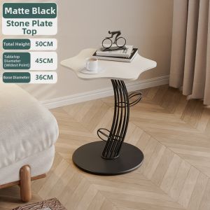 Cream Style Japandi Creative Cloud Side Table