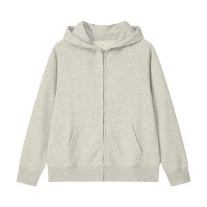 Hooded Casual Zip-Up Jacket for Women Spring Autumn White