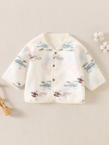 หนาขึ้น สีน้ำตาลอ่อน ผม เด็กทารก เสื้อโค้ท สําหรับ ฤดูใบไม้ร่วง และ ฤดูหนาว แจ๊กเก็ตเด็ก อุ่น เสื้อผ้าสําหรับทารก เด็กผู้หญิง เสื้อผ้าออกนอกบ้านสไตล์จีน