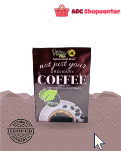 VitaC Plus ImmuneBoost 34 in 1 Coffee Mix with Organic Fruits & Veg - Halal Health Drink for Well Being 20 Sachets