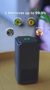 OkaAir Mini Detoxifier Portable OKA Air Purifier Ionizer Oxygen Ion Remove Odour Bacteria Virus VOC