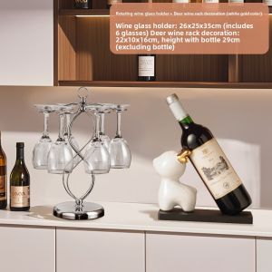 MEIWEISI | Luxury Wine Glass Rack Decor for Living Room and Dining Room