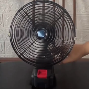 Cordless Rechargeable Electric Fan Lithium Battery Rechargeable Fan 8-Inch Lithium Battery Fan Portable Outdoor Fan Wireless Fan Portable Fan Electric Fan Cordless Fan Desktop Fan Outdoor Makita Lithium Battery Fan