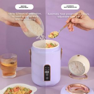 Portable Health Electric Stew Pot 900ML Electric Stew Cup Small Office Mini Porridge Machine Automatic Porridge Cup 便捷養生鍋