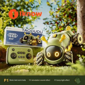 I know Caterpillar RC Car for Kids - 4WD Electric Remote Control Toy with Realistic Sounds and Lights Perfect Gift for Boys (2025 New Model)