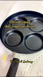Teflon Serbaguna 4 Lubang - Teflon Penggorengan Telur - CTshop