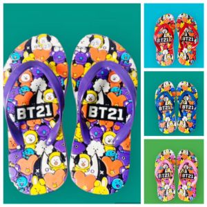 Sandal Jepit Anak Cewek Motif/Karakter BT21