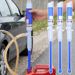 Portable Battery Powered Electric Fuel Transfer Pump / High Efficiency Multifunctional Fluid Extractor / Emergency Oil Water Transfer Pump for Auto Use
